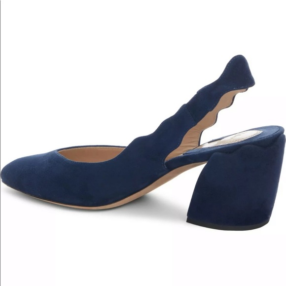CHLOE Laurena Scallop Slingback Pump - Picture 3 of 16